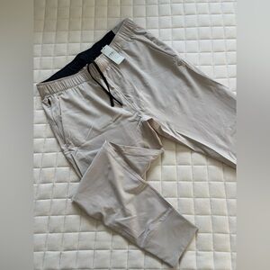 YPB Men’s Gray Joggers with Elastic Waistband and Lightweight Fabric